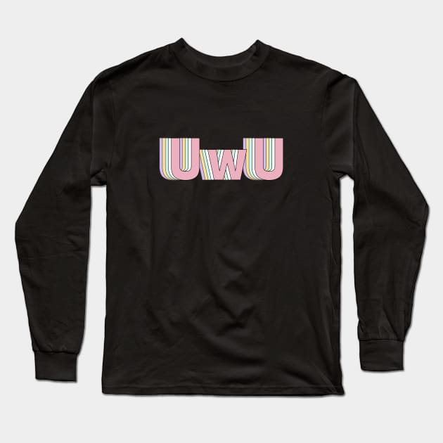 UwU Cuteness Long Sleeve T-Shirt by LisaLiza